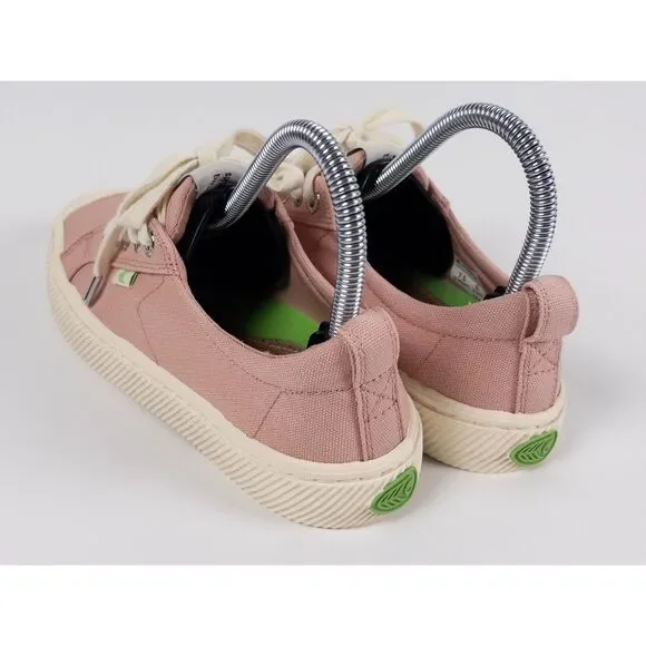 Cariuma OCA Low Canvas Shoes Womens Size 7.5 Cork Comfort Walking Sneakers Pink - Picture 3 of 9